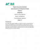 Reporte de practica simulación . Automatización para Maquinaria Pesada