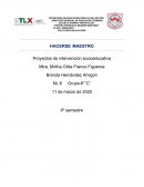 Proyectos de intervención socioeducativa