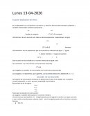 Matematicas. Ecuación