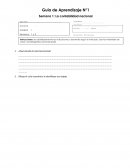 Guía de Aprendizaje N°1 Semana 1: La contabilidad nacional