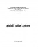 Estadística en la Administración