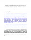 PERFIL DE LOS HOMBRES ACUSADOS POR ABUSO SEXUAL INFANTIL, USUARIOS DE LA DEFENSORIA DEL PUEBLO, REGIONAL BOGOTA EN EL AÑO 2008