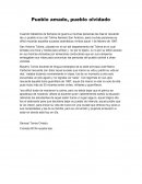 Pueblo amado, pueblo olvidado