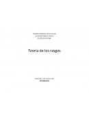 Escuela de psicología Teoría de los rasgos