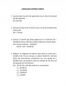 Ejercicios de interés simple