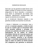 GARANTIAS DE IGUALDAD