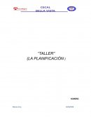 TALLER 3 (PLANIFICACION)