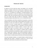 Historia del Internet