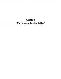 Alcored “Tú carrete de domicilio”. Página 1
