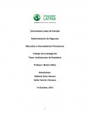 Instituciones de Depósitos