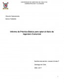 Informe de Práctica Básica para optar al título de Ingeniero Comercial