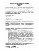 ÁREA EDUCACIÓN FÍSICA, RECREACIÓN Y DEPORTES