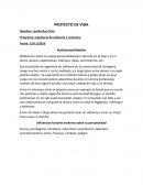 Proyecto de vida. Programa: ingeniería de software 1 semestre