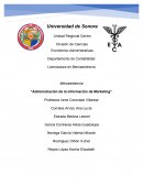 Mercadotecnia “Administración de la información de Marketing”