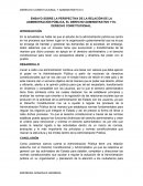 ENSAYO SOBRE LA PERSPECTIVA DE LA RELACIÓN DE LA ADMINISTRACIÓN PÚBLICA
