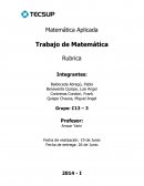 MATEMÁTICA APLICADA, MOLINO
