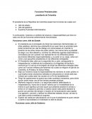 Funciones Presidenciales presidente de Colombia