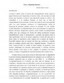 Ética y dignidad humana