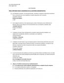 CUESTIONARIO. MÉTODOS PARA EL DESARROLLO DE LA AUDITORIA ADMINISTRATIVA