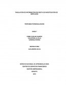 TABULACIÓN DE INFORMACIÓN ENCUESTA DE INVESTIGACIÓN DE MERCADOS