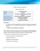 Diagnóstico de necesidades de capacitación