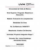 Evaluación de competencias