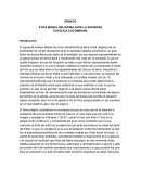 ETICA MORAL RELIGIOSA ANTE LA SOCIEDAD