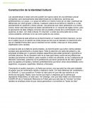Construcción de la Identidad Cultural