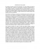 INTEGRACIÓN VS INCLUSIÓN