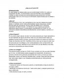 ¿Que es el COVID-19?