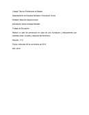 Plan de prevención en caso de una inundación y deslizamiento con medidas antes