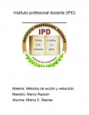 Métodos de acción y redacción