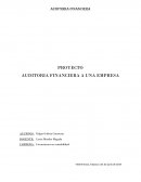 Proyecto de Auditoria Financiera