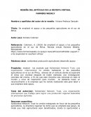 RESEÑA DEL ARTÍCULO DE LA REVISTA VIRTUAL FARMERS WEEKLY