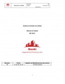Sistema de gestion de calidad , Naoki Ingeniería & Construcción SpA