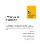 INFLUENCIA de LA CANTIDAD DE CARBONATO DE SODIO SOBRE LA ABSORBANCIA DE TINTE EXTRAIDO A PARTIR DE DACTYLOPIUS COCCUS COSTA, TRUJILLO, 2019