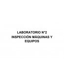 Inspección de maquinas y equipos