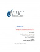 PROYECTO GESTIÓN DEL CAMBIO ORGANIZACIONAL