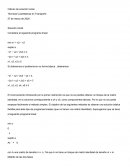 CALCULO DE SOLUCION INICIAL