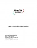 Fases de la cadena de suministro