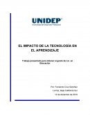 EL IMPACTO DE LA TECNOLOGÍA EN EL APRENDIZAJE