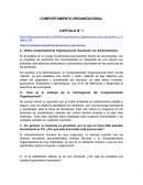 COMPORTAMIENTO ORGANIZACIONAL CAPITULOS 1,2 Y 3