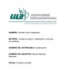 Trabajo en equipo, colaboración y solución de conflictos