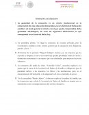 Derecho a la educación