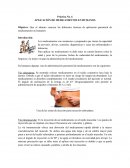 Práctica No. 6 APLICACIÓN DE MEDICAMENTOS EN HUMANOS
