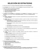 Seleccion de estrategias