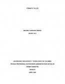 UNIVERSIDAD PEDAGÓGICA Y TECNOLÓGICA DE COLOMBIA FACULTAD DE ESTUDIOS A DISTANCIA “FESAD” MATEMÁTICAS TALLER No 1