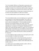 Las Universidades Públicas