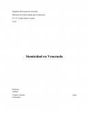Sismicidad en Venezuela