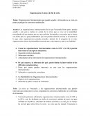 Organizaciones Internacionales que pueden ayudar a Venezuela en su crisis sin poner en peligro los convenios establecidos